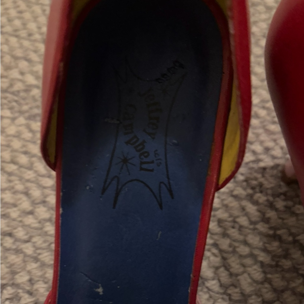 Vintage Jeffrey Campbell Colorful Women's Shoes - Picture 2 of 4
